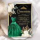 Search for emerald green and gold birthday invitations Flowers