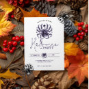 Search for purple halloween invitations October