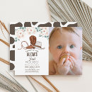 Search for cowgirl 1st birthday invitations First rodeo