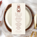 Search for vintage wedding menus Rustic