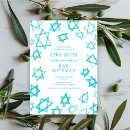 Search for cool invitation bar bat mitzvah invitations Star of david
