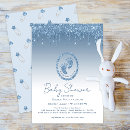 Search for glitter baby shower invitations Feet