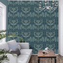 Search for fern art Navy blue