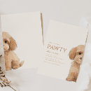 Search for poodle puppy invitations Pawty