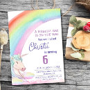Search for unicorn 6th birthday invitations Sixth