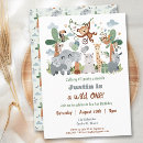 Search for elephant 2nd birthday invitations Zoo