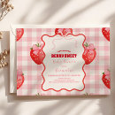 Search for berry sweet baby shower invitations Strawberry