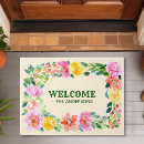 Search for botanical doormats Watercolor