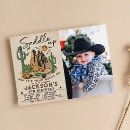 Search for cowboy 1st birthday invitations Retro