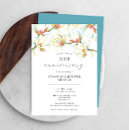 Search for flower 50th anniversary invitations Floral