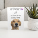 Search for funny dog fathers day cards Cute