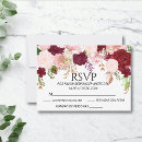 Search for spanish rsvp cards Burgundy