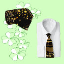 Search for script ties Black and gold