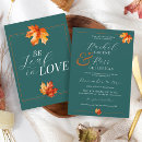 Search for foilage wedding invitations Rustic