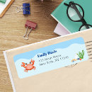 Search for baby bottle return address labels Blue