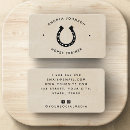 Search for horse trainer business cards Horseback riding