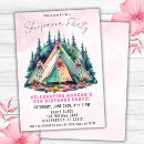 Search for camping party invitations Kids