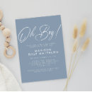 Search for dusty blue baby boy shower invitations Elegant
