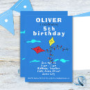 Search for kite party invitations Blue