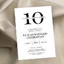 Search for corporation anniversary invitations Black and white
