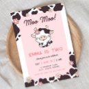 Search for holy cow birthday invitations Floral