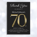 Search for 70th birthday thank you cards Milestone