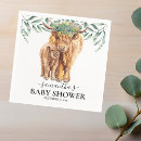 Search for cow napkins Highland cow baby shower