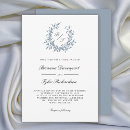 Search for crest wedding invitations Leafy botanical