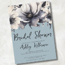 Search for light blue bridal shower invitations Bride