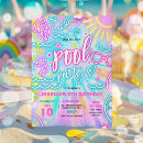 Search for splash birthday invitations Pool birthday party