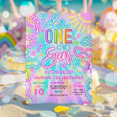 Search for one in the sun birthday invitations Pool birthday party