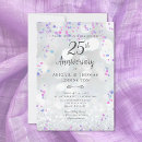 Search for elegant 25th wedding anniversary invitations Sparkle