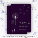 Search for dark purple invitations Rustic