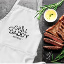Search for fathers day grill aprons Black and white