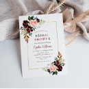 Search for faux gold bridal shower invitations Botanical