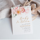Search for flowering mums invitations Baby in bloom