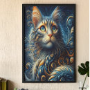 Search for blue eyed cat posters Whimsical