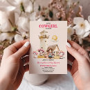 Search for boho western baby shower invitations Rodeo