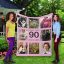 Search for 90th birthday blankets 90 years old