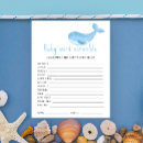 Search for whale baby boy shower games Watercolor
