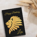 Search for leo birthday cards Lion