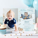 Search for airplane 1st birthday invitations For kids