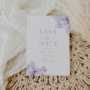 Search for purple wedding save the dates Watercolor