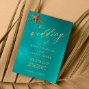 Search for ocean blue wedding invitations Tropical