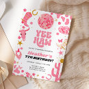 Search for space cowgirl birthday invitations Disco