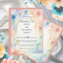 Search for abstract watercolor invitations Floral
