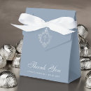 Search for dusty blue favour boxes Thank you