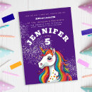 Search for love unicorn postcards Colourful