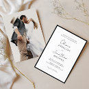 Search for black tie wedding invitations Black and white