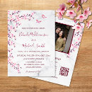 Search for pink marble wedding invitations Flowers